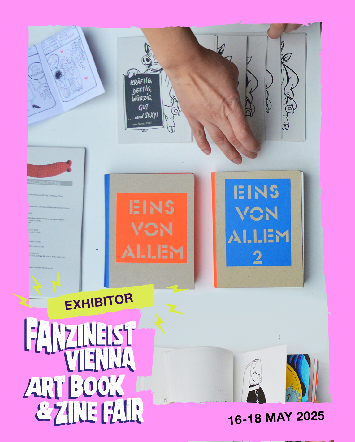 Upcoming: Fanzineist Vienna Art Book & Zine Fair 2025